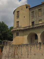 Fototapeta na wymiar Château de Duras, Lot et Garonne Doliny