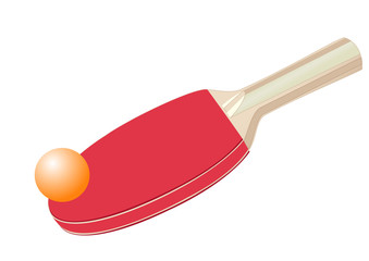 Racket for table tennis