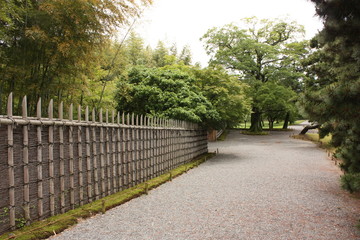 Path of Japanese traditional garden