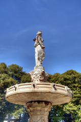 Fototapeta na wymiar HDR de fontaine - Bayeux