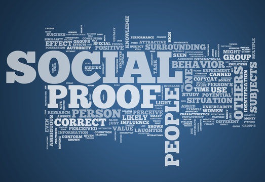 Word Cloud "Social Proof"