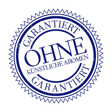 ohne k&uuml;nstliche aromen garantiert