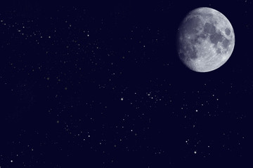 Obraz na płótnie Canvas księżyc