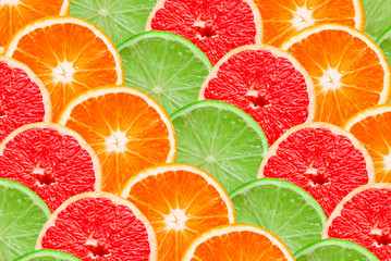 citrus slices background