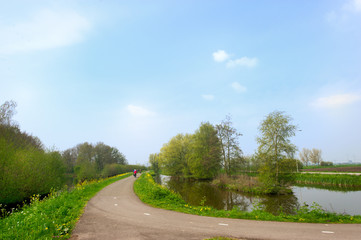 Dutch landscape with road