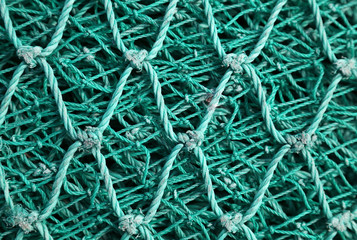 Green fishing net