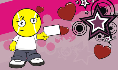 tennis kid cartoon background3