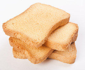 toasted bread slices for breakfast