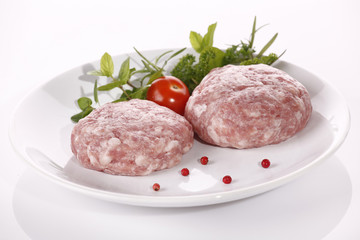 Minced raw meat