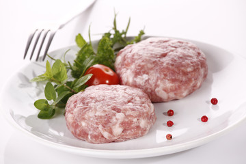 Minced raw meat