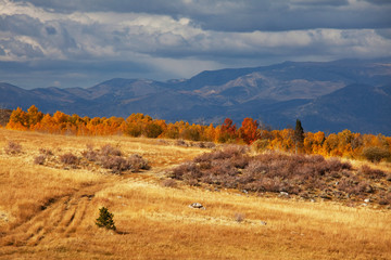 Autumn in mountains