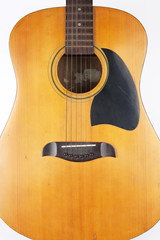 Fototapeta premium Old guitar, Old classic guitar wood made.