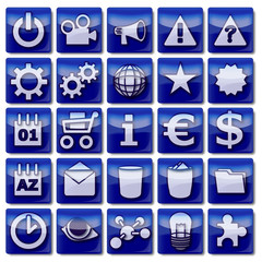 Icons blau 51-75
