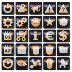 Icons schwarz 51-75