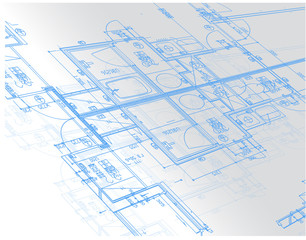 Sample of architectural blueprints