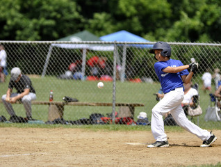 Obraz premium little league batter