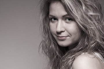 Portrait of an attractive blonde