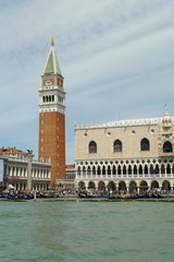 Fototapeta na wymiar Venice, San Marco seen from the canal