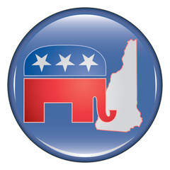 Republican New Hampshire Button