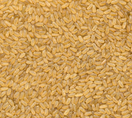 high resolution close-up background of parboiled rice variety