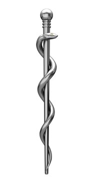 Staff of Aesculapius medical symbol