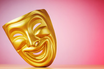 Masks with the theatre concept
