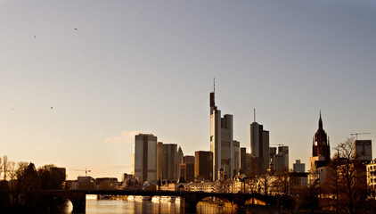 Fototapeta na wymiar Skyline Frankfurt / Main