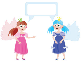 Two fairies,dialog