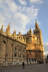Fototapeta na wymiar Cathedral of Seville