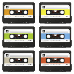 Obraz premium MC, Audiokassette, Audio, Kassette, Musikkasette, Mix