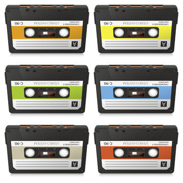 Musikkassette, 80er, achtziger, Audiokassette, Kassette, Audio