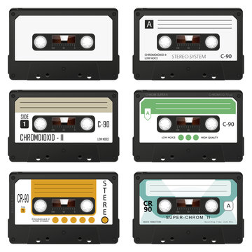 Audio, Kassetten, Audiokassetten, Tape, Set, Mix