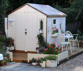 pretty potting shed