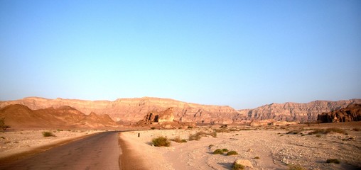 Fototapeta na wymiar Travel in Arava desert