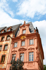 Fototapeta na wymiar Historical houses in Mainz