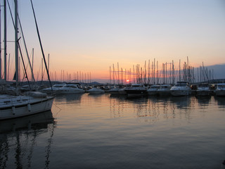 Obraz premium sundown in capri bay