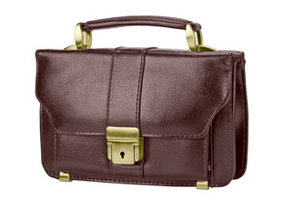 Brown business briefcase