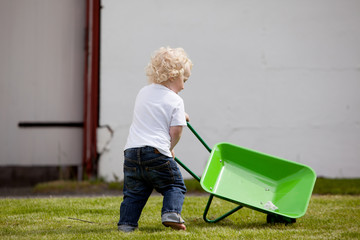 Child with Wheelbarrow