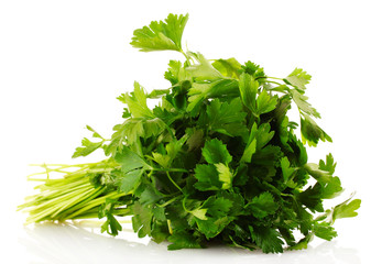 parsley on white