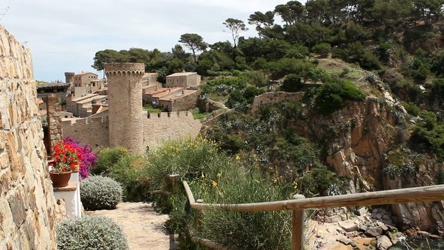 Murallas de Tossa de Mar, Costa Brava, Catalu&ntilde;a, Espa&ntilde;a