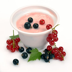 yoghurt and currant