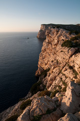 Fototapeta na wymiar Sardynia, Włochy: Alghero, Capo Caccia bay