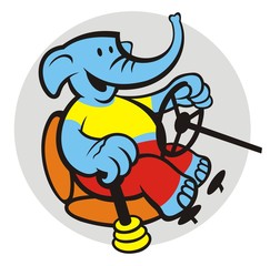 Elephant driver