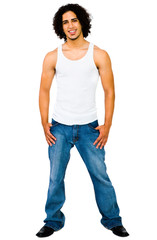 Obraz premium Young man posing