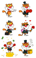 Cartoon Tiger-Vector Collection