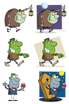 Halloween Characters-Vector Collection