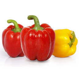 Red and yellow sweet pepper