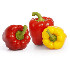 Red and yellow sweet pepper