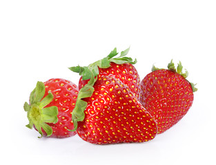 strawberry on a white background