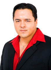 Portrait of mid adult man